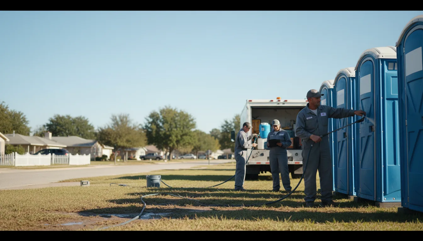 Long-Term Portable Toilet Rental in Texhoma, TX near me